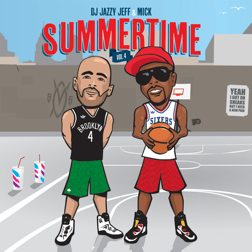 dj jazzy jeff mick boogie summertime vol 4 mixtape cover