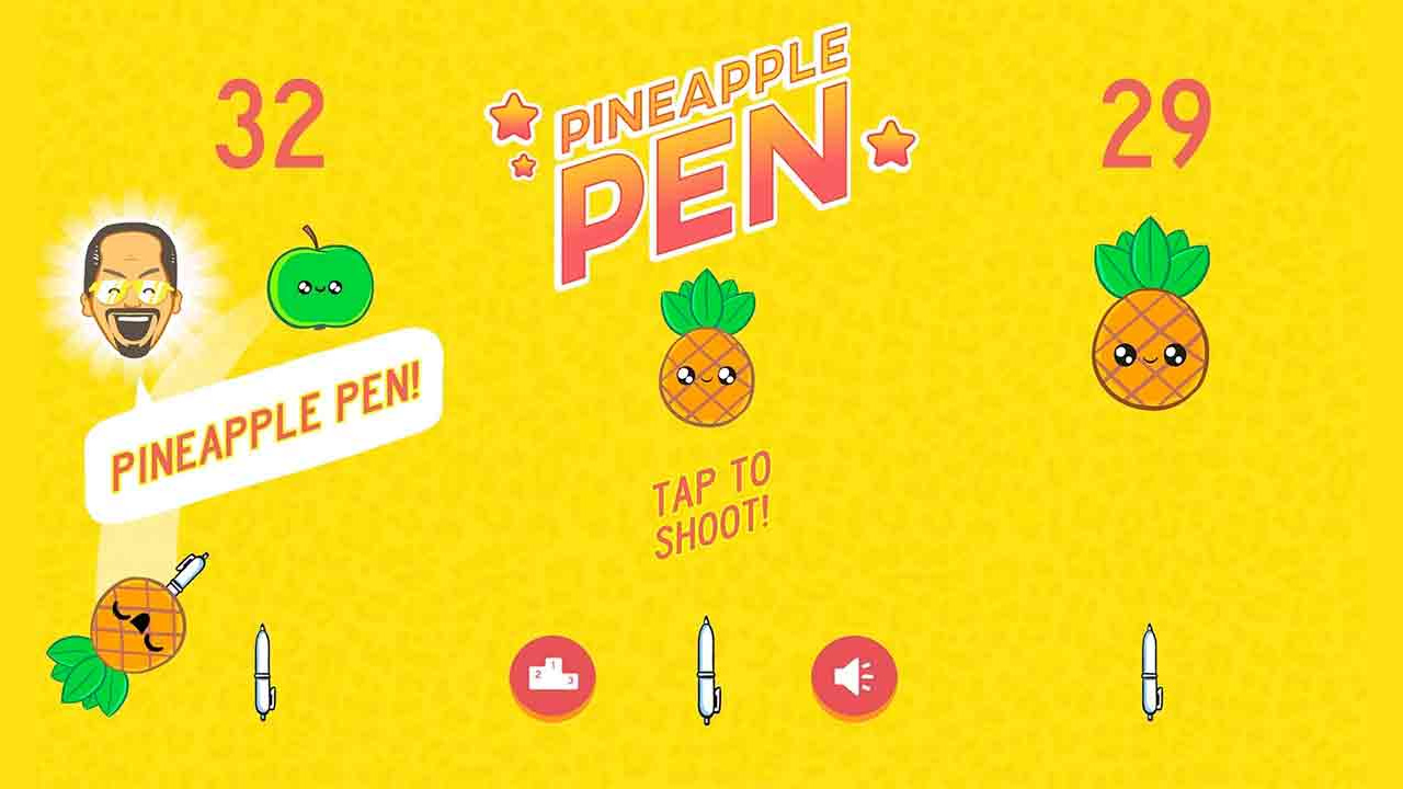 Shoot the Fruit in Addictive Mini Game - Pineapple Pen - The Koalition