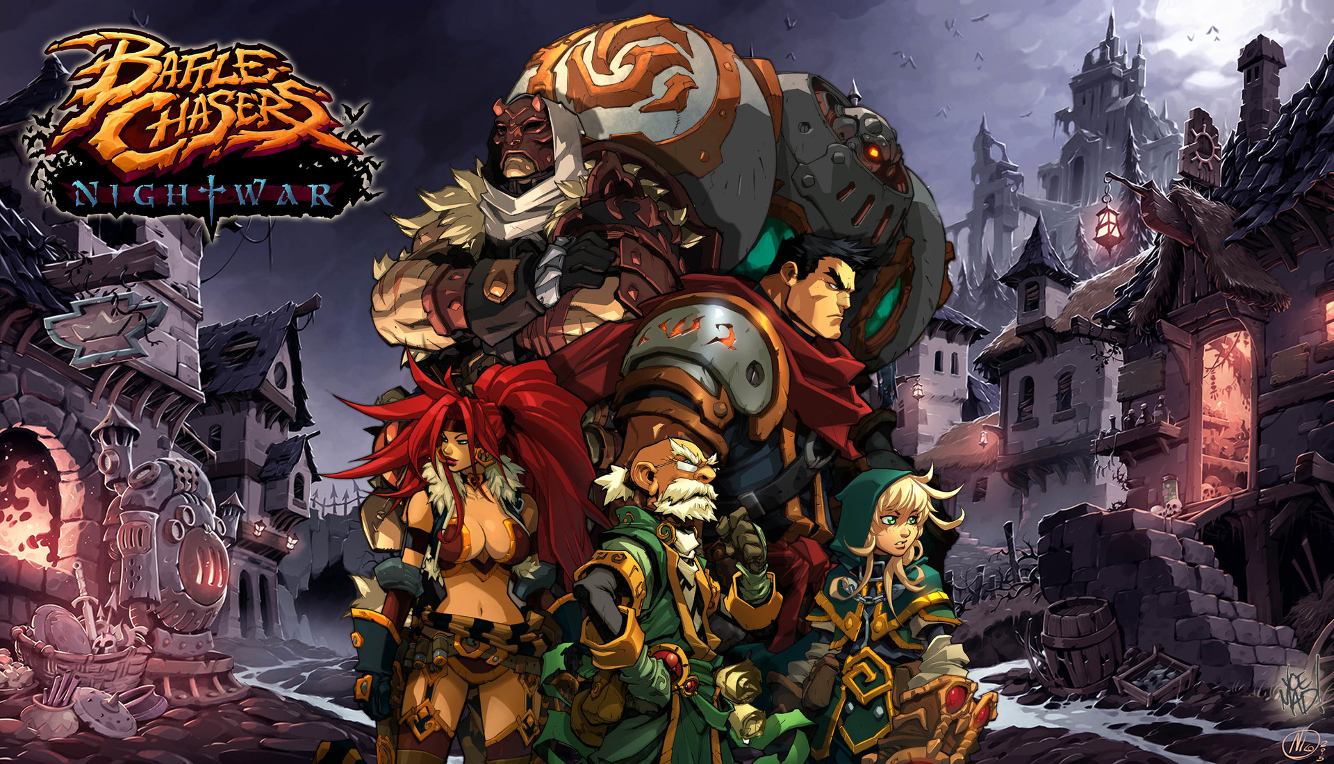 battle chasers nightwar characters