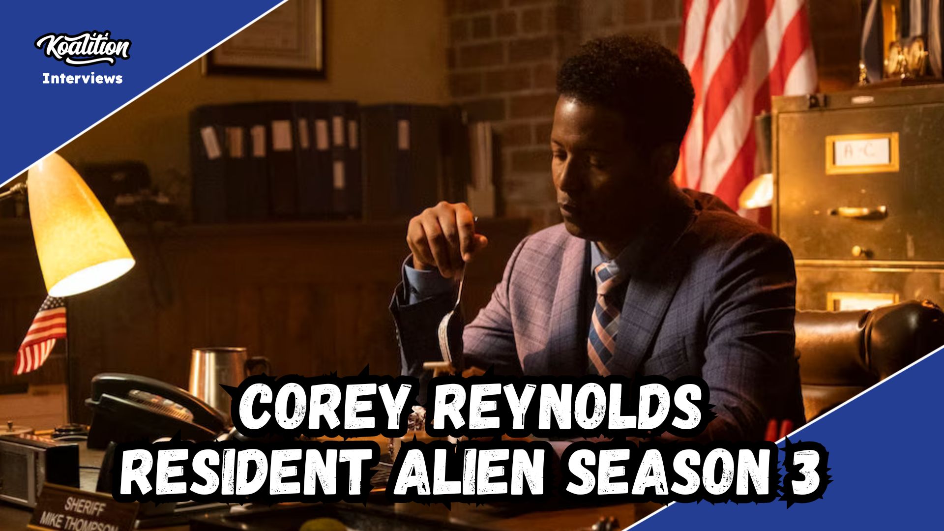 Resident Alien Season 3's Corey Reynolds' On Mike's Emotional Evolution ...